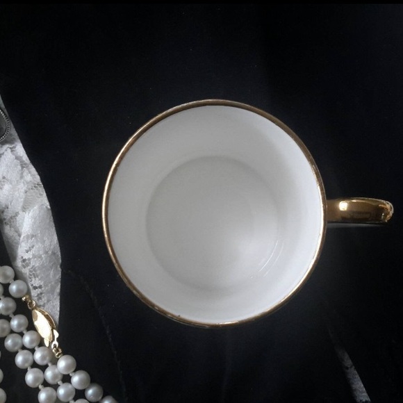 Tiffany & Co. 14K Gold Trim England Expresso Cup - Picture 3 of 5